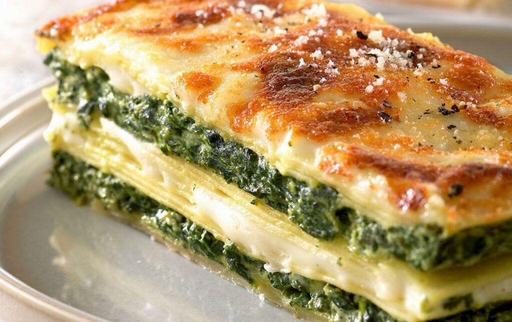 Lasagnes aux epinards vegan