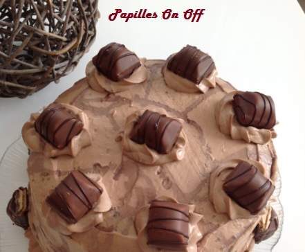 Layer cake nutella et kinder bueno