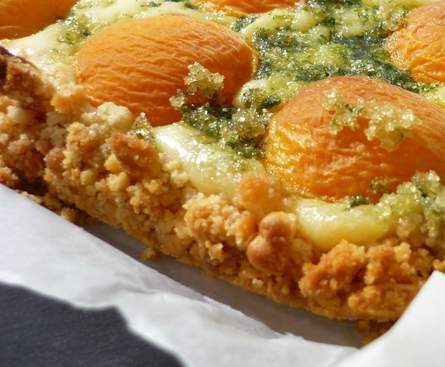 LE CHEESECAKE ABRICOT BASILIC DE CLAUDINE