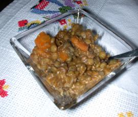 Lentilles à la badiane