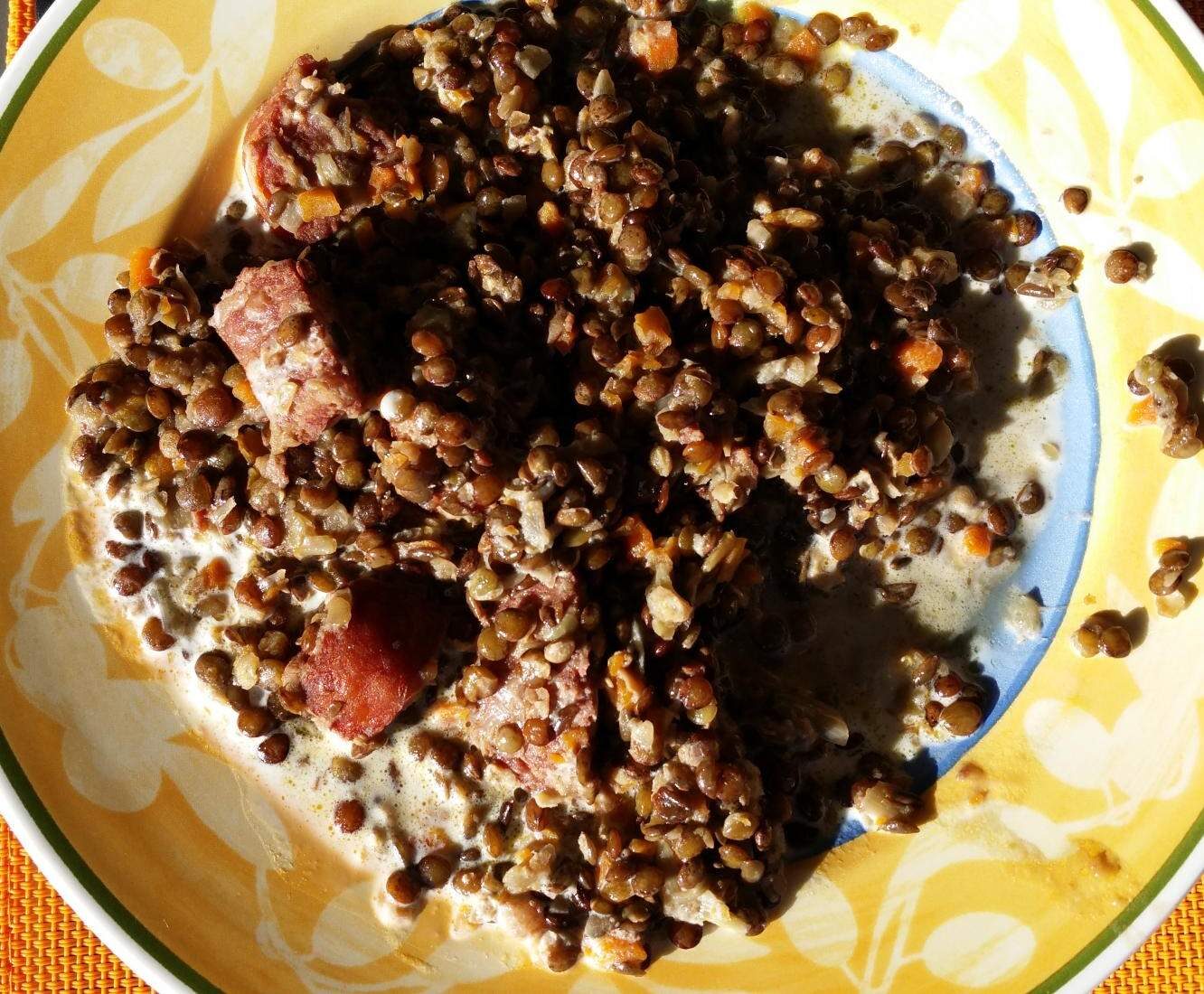 Lentilles - saucisses