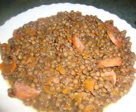 Lentilles vertes Carottes