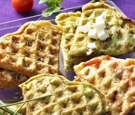 Les gaufres de légumes