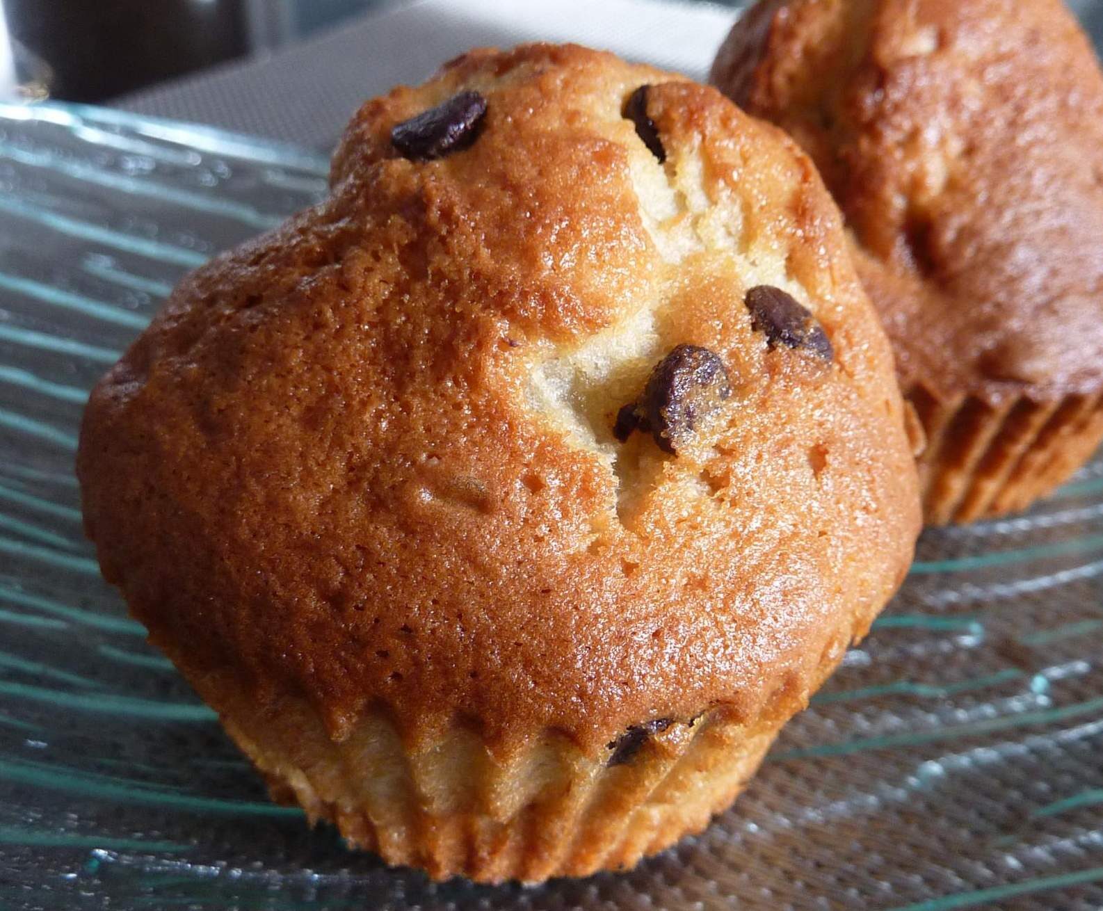 Les muffins banane chocolat trop moelleux