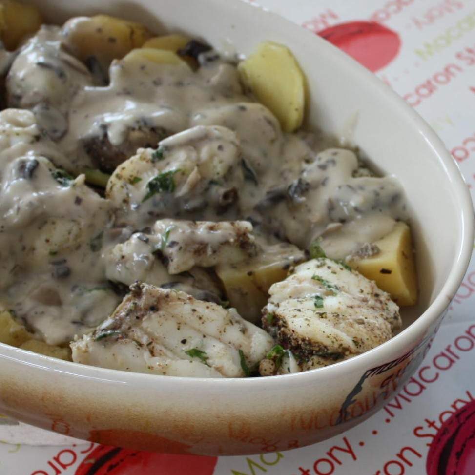 Lotte champignon muscadet