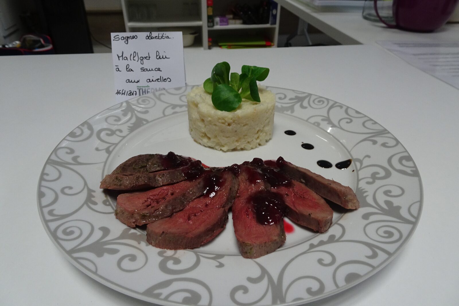 ma(l)gret lui à la sauce aux airelles