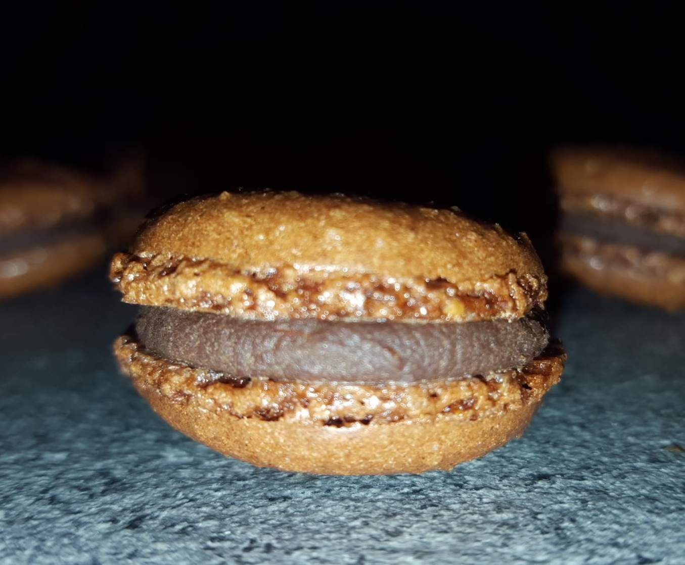 Macaron au chocolat