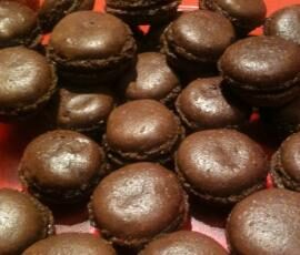 Macarons au chocolat, tout au Thermomix