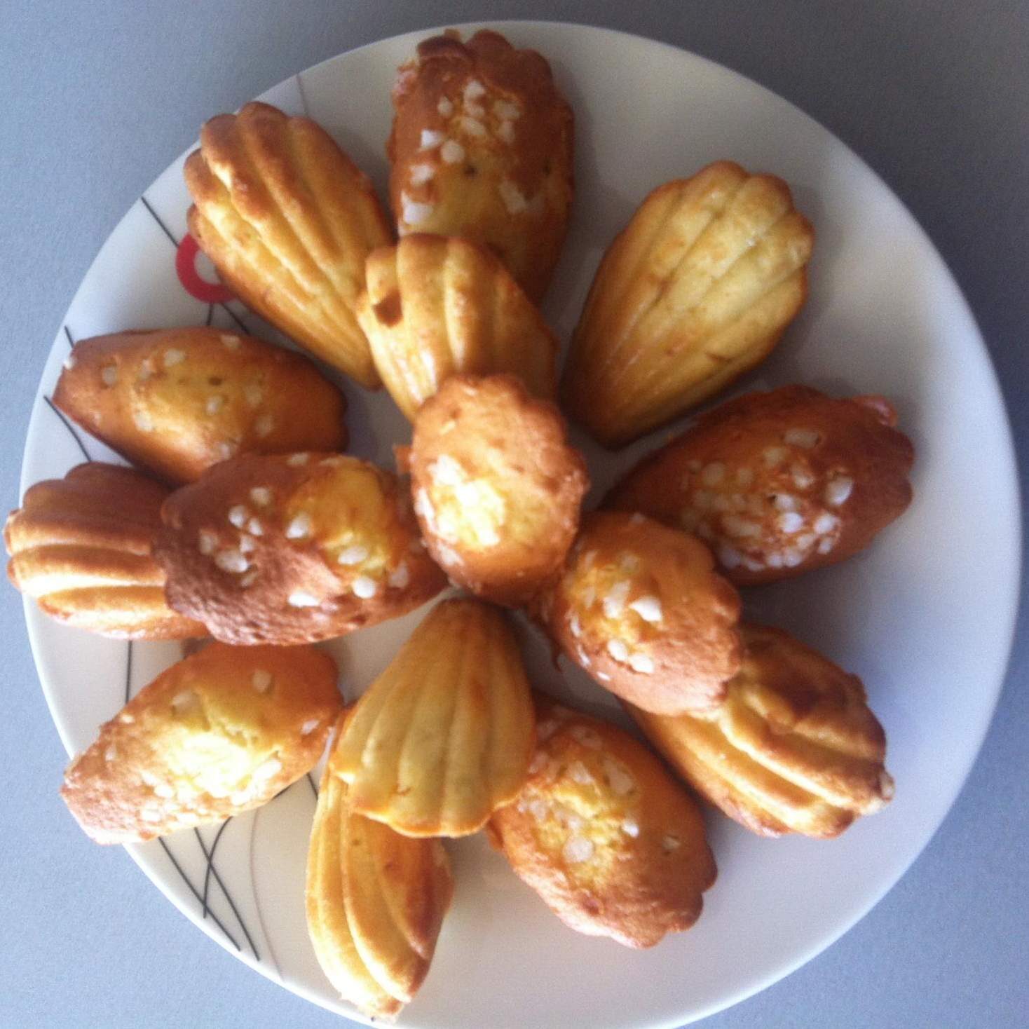 madeleines au sucre