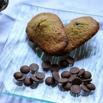 Madeleines aux pépites de chocolat