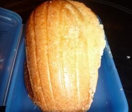 Madeleines légères à la fleur d'oranger