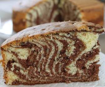 Marbré moelleux chocolat-vanille