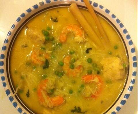 Marmite Thaï, Mer &Terre, poulet-crevettes