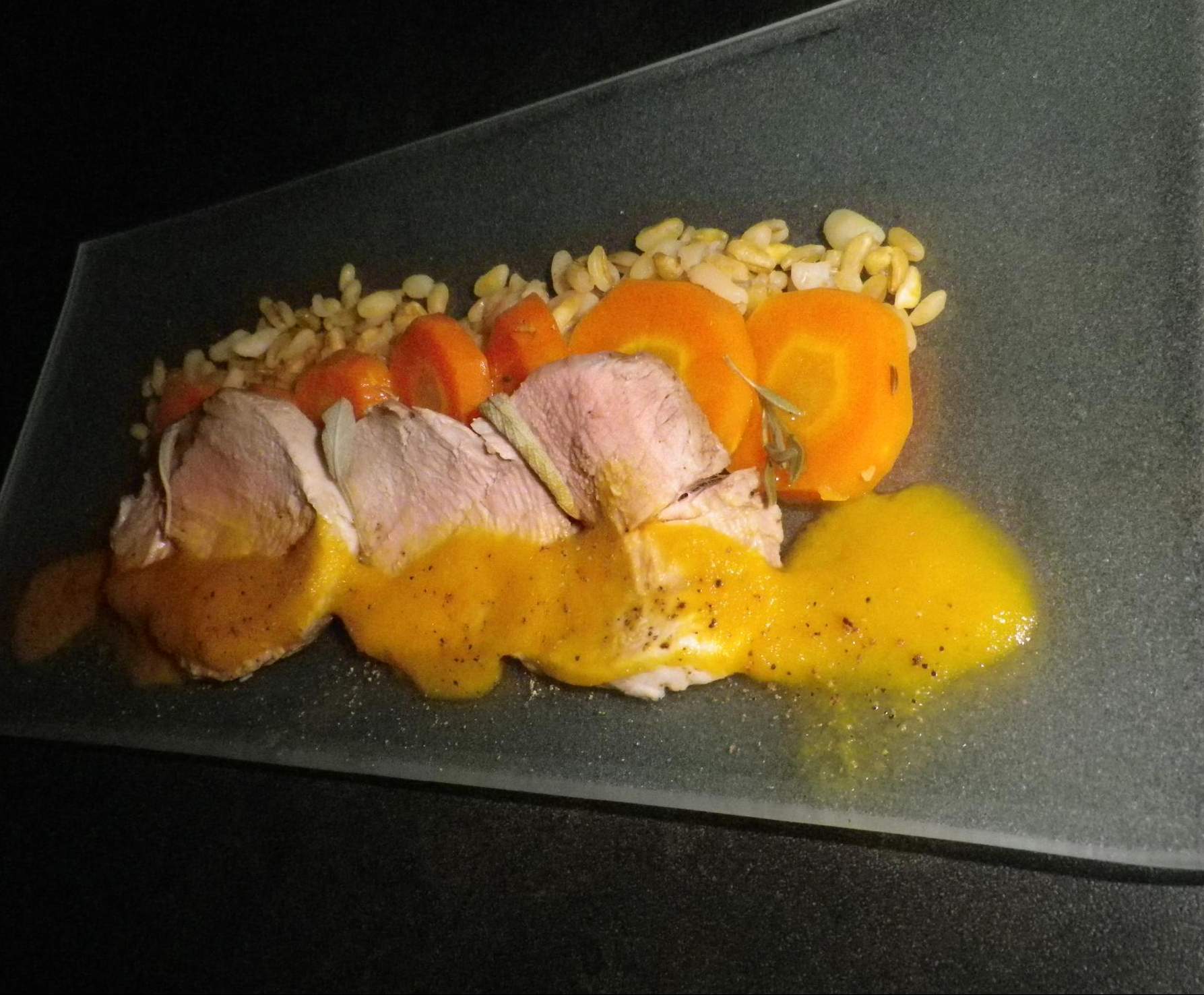 MIGNON DE PORC AU MIEL DE ROMARIN