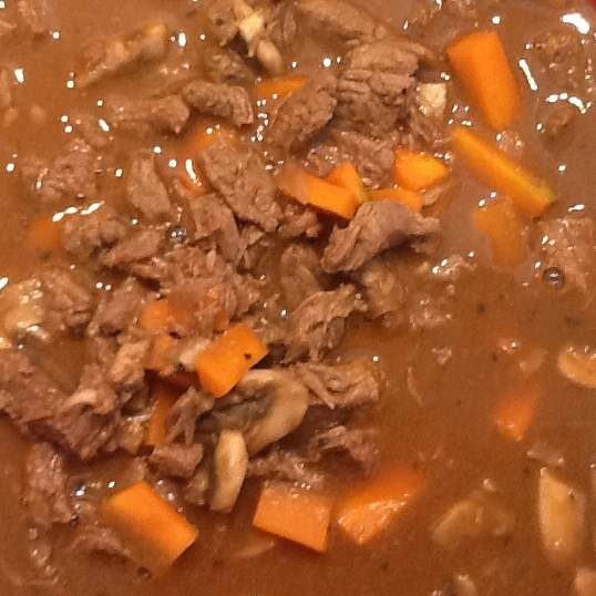 Mijoté de boeuf au champignon et carottes