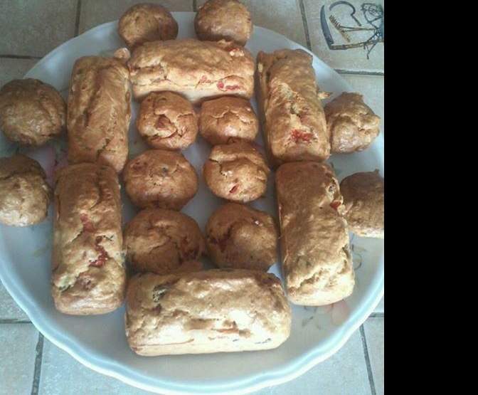 mini cakes et mini muffins thon olives tomates cerise