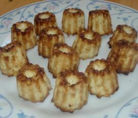 mini cannellés de courgettes