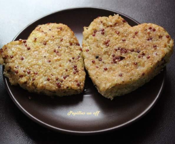 Mini flans de brocolis, boulgour et quinoa