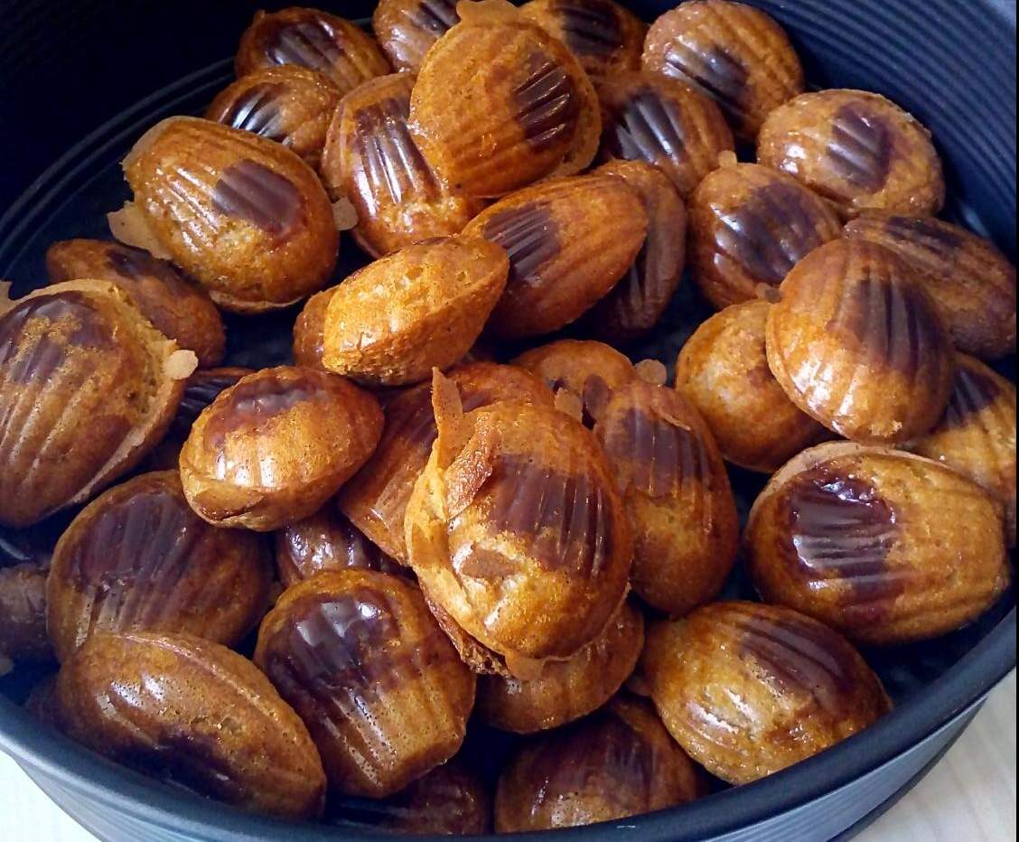 Mini madeleine carambar coeur carambar