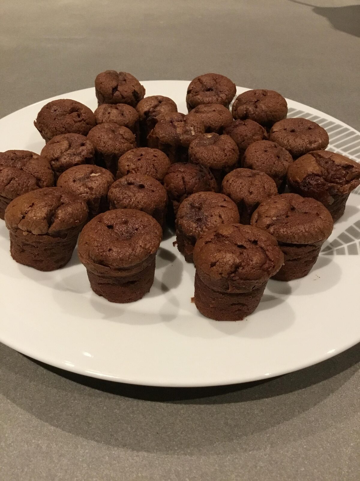 Mini muffins marron-chocolat