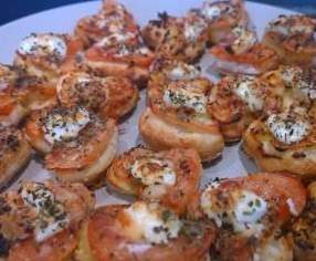 Mini pizzas apéritives