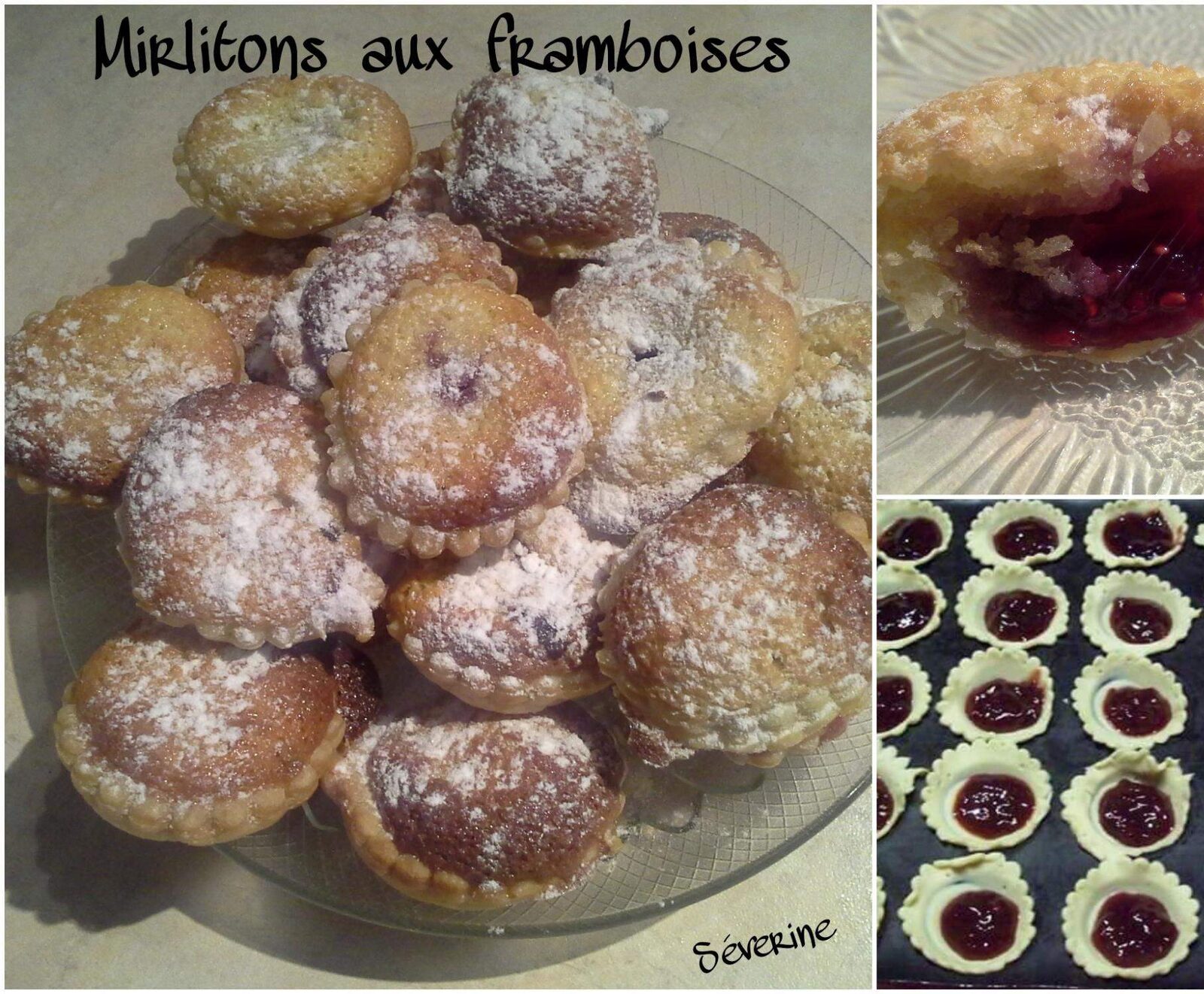 Mirlitons aux framboises