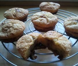 Moelleux au chocolat blanc coeur Carambar