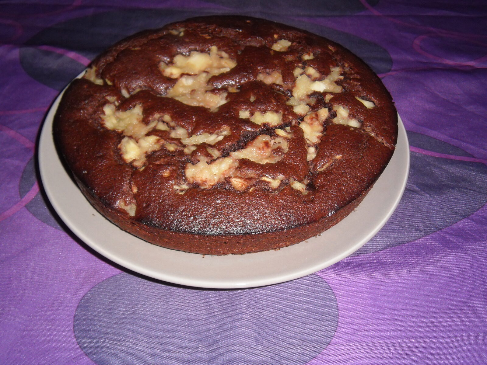 Moelleux au chocolat et pomme