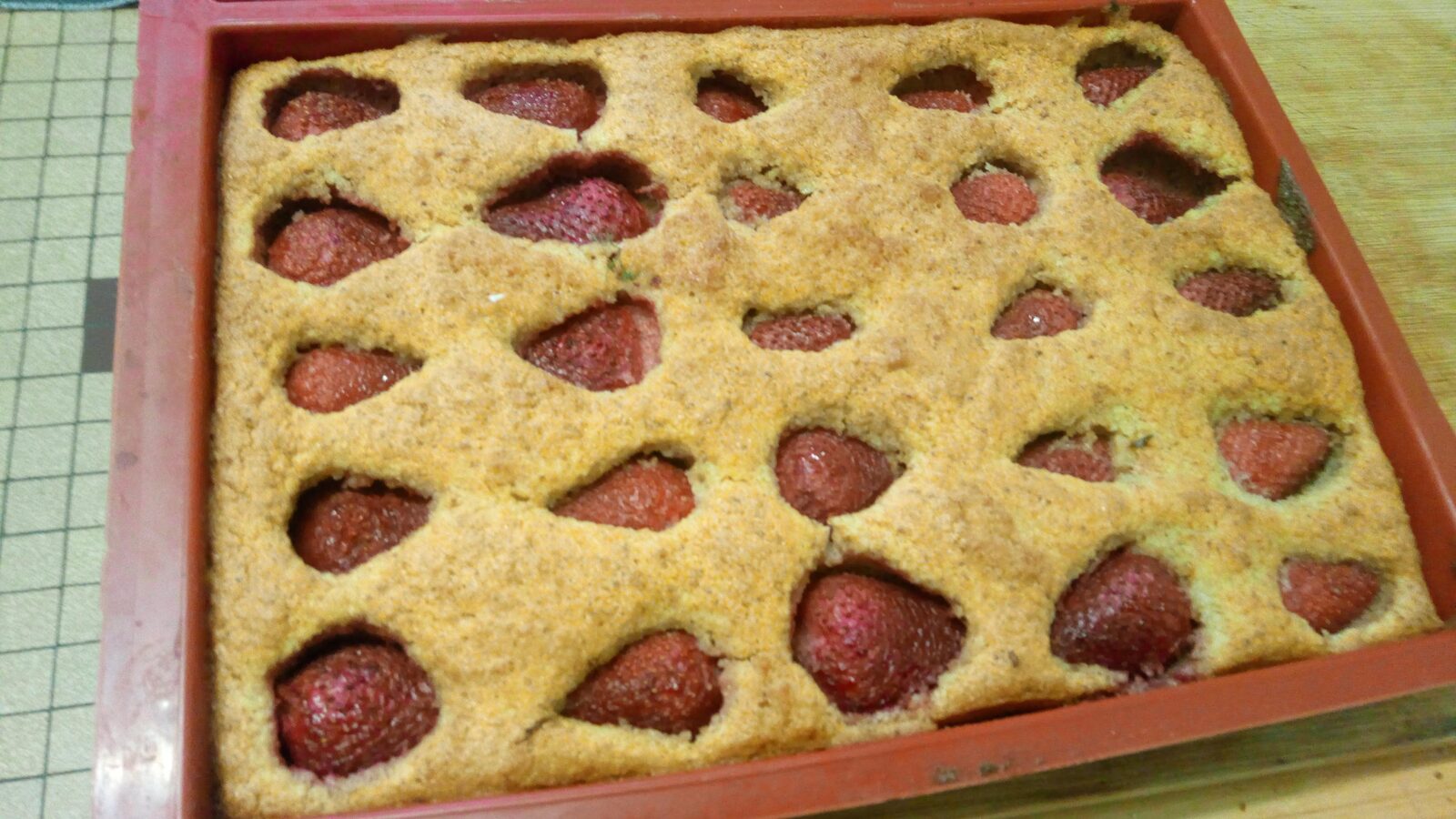 MOELLEUX AUX FRAISES à indice glycémique bas