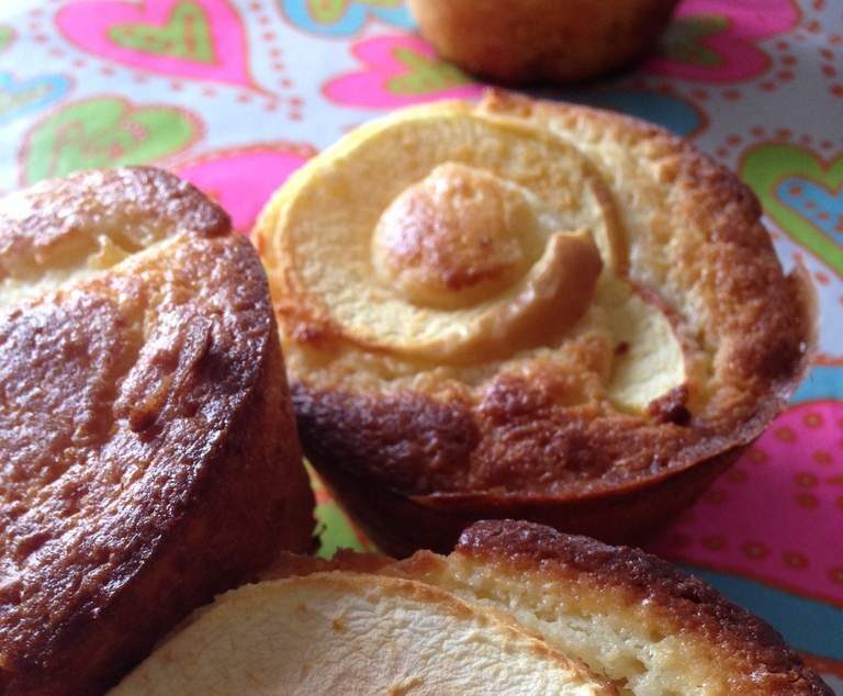 Moelleux aux pommes et ricotta