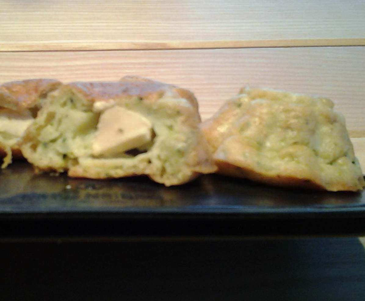 moelleux courgettes, coeur apericube (recette Tupperware)