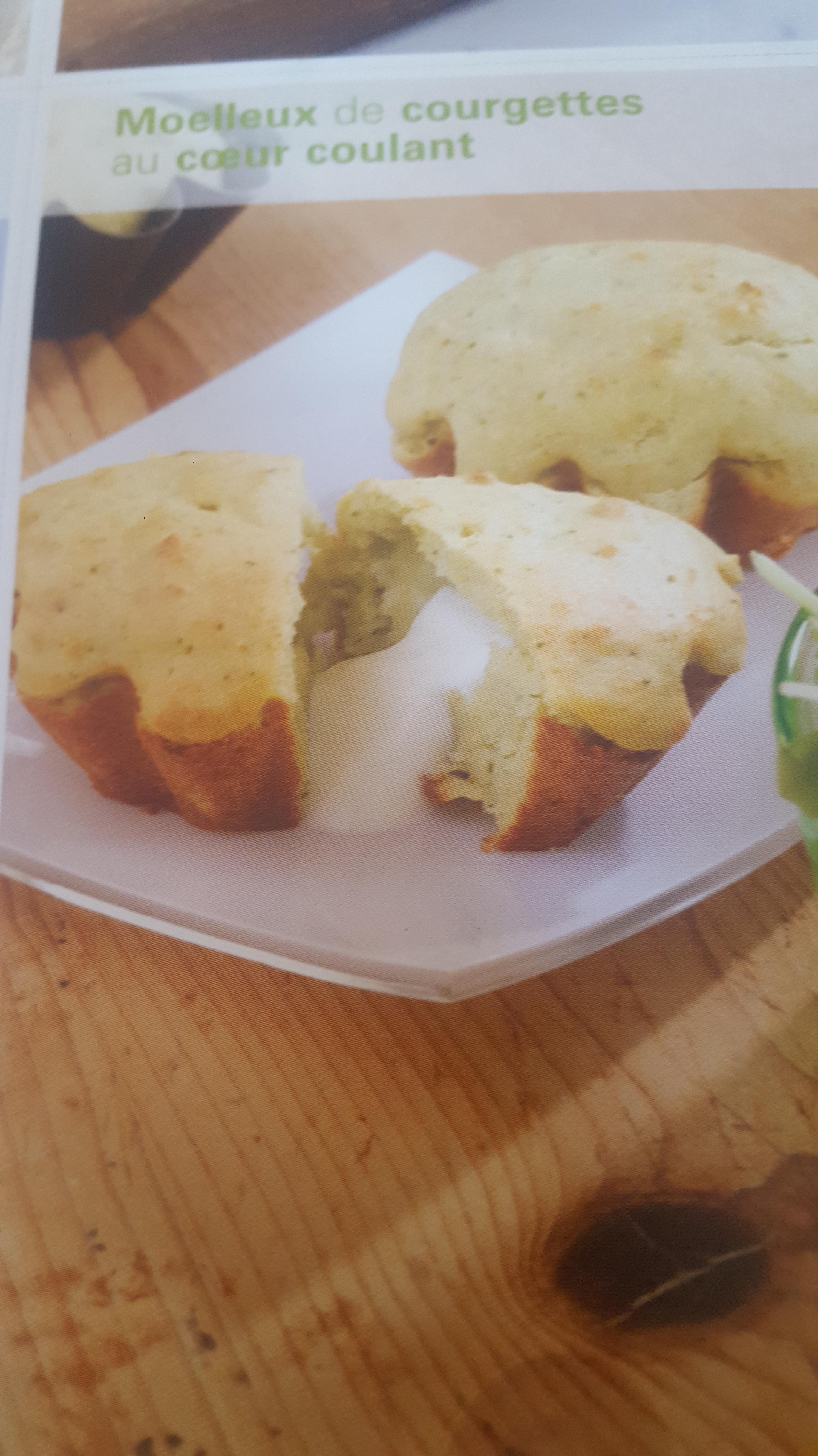 moelleux de courgettes coeur coulant