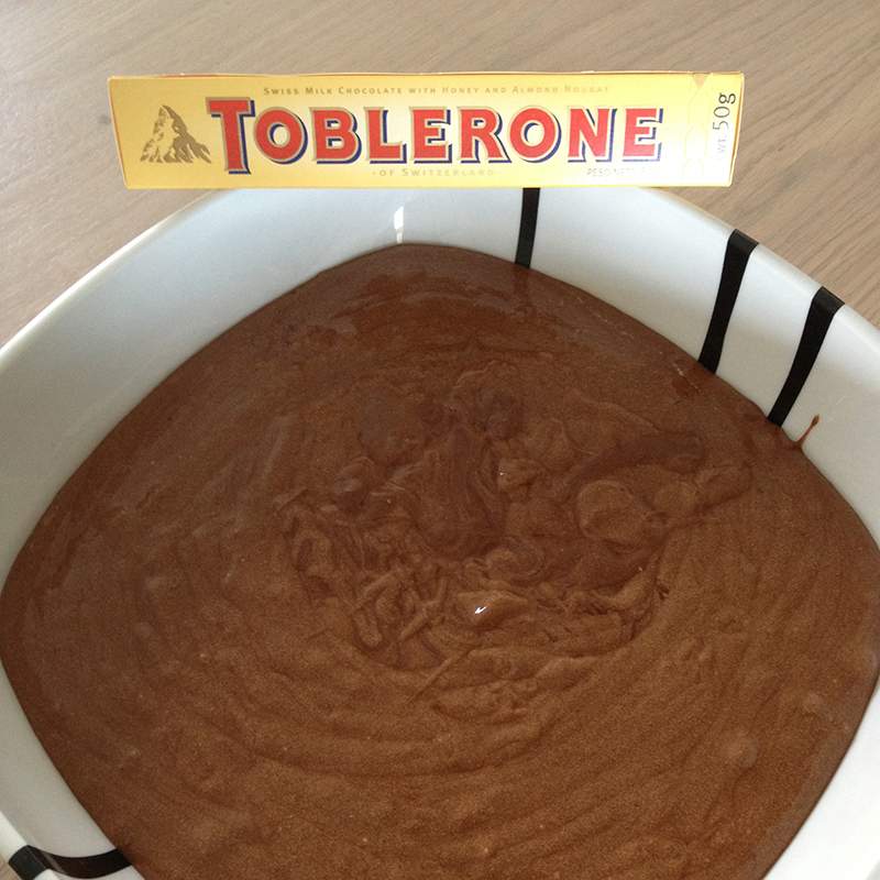 Mousse au chocolat au Toblerone
