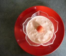 Mousse aux fraises tagada et speculos