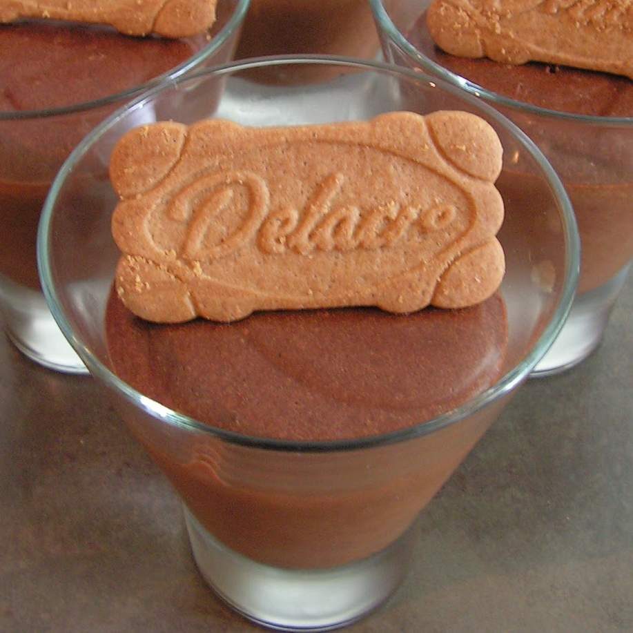 Mousse aux spéculoos et au chocolat