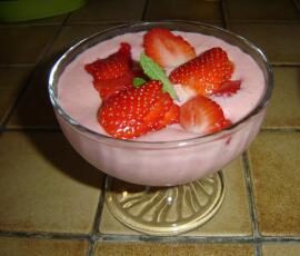 MOUSSE DE FRAISES