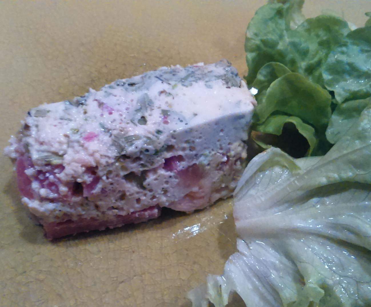 mousse de poulet au jambon en terrine