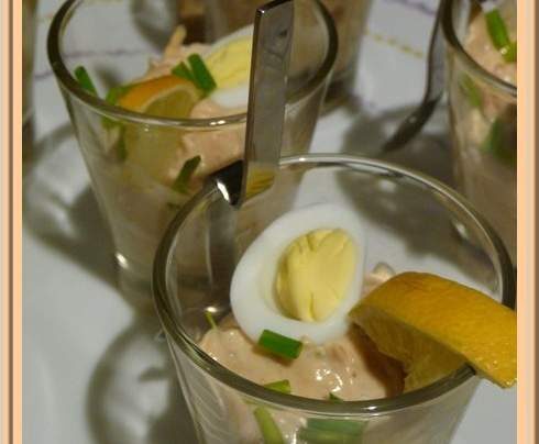 Mousse de saumon fumé