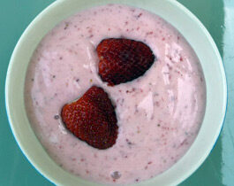 Mousse ultra légère aux fraises