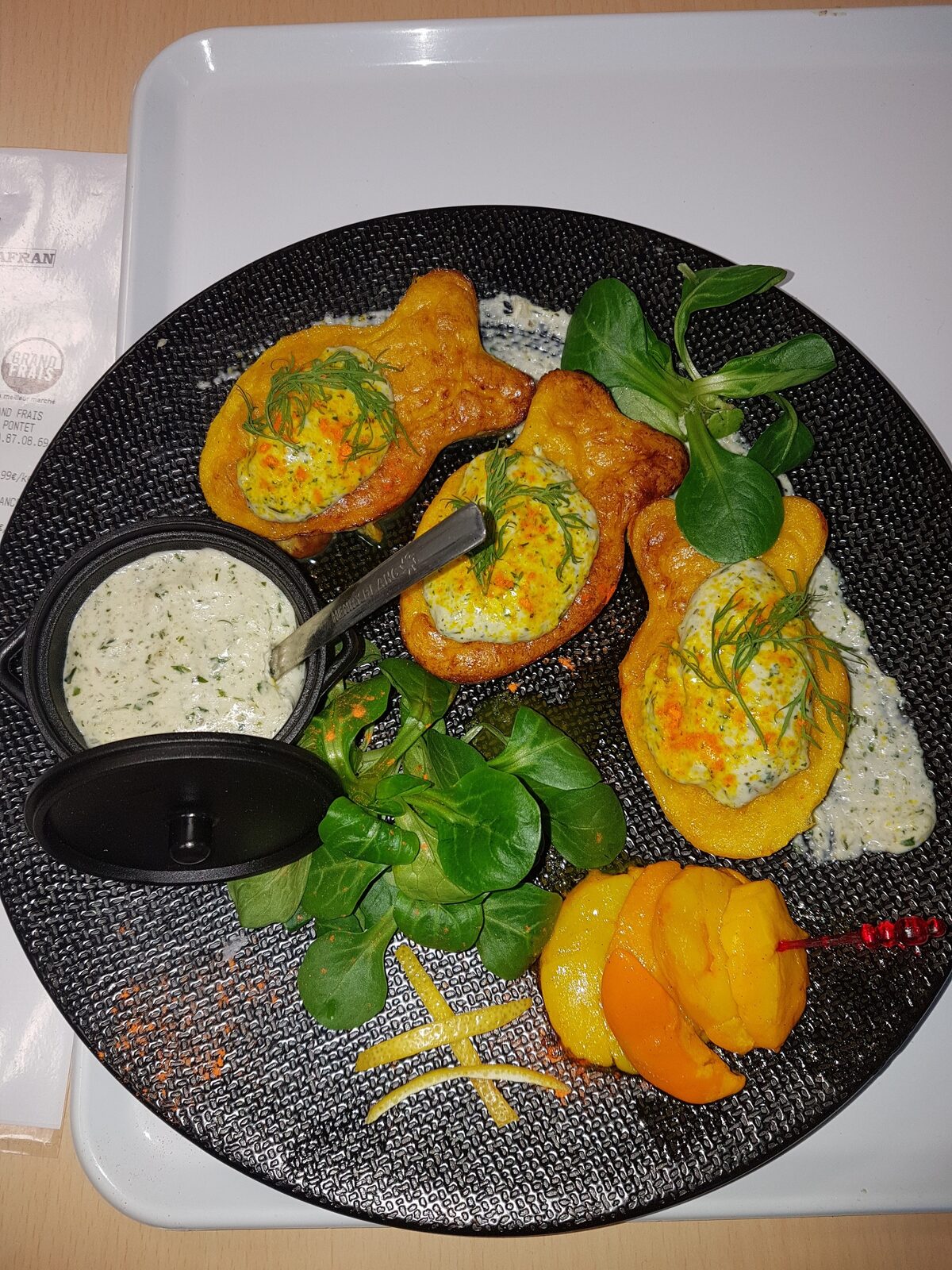 Mousseline de St Jacques au safran de Sarrians thermostars