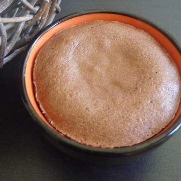 Mousses soufflées au chocolat