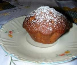 Muffins à la cacahuète et son coeur chocolat