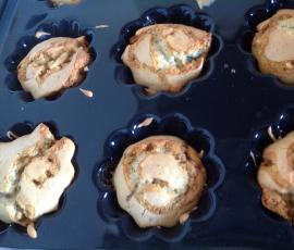 Muffins au caramel beurre sale et noix