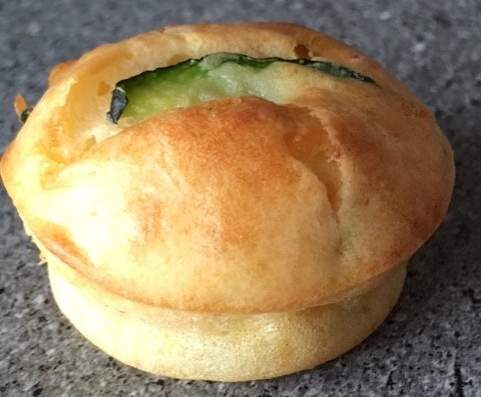 Muffins au Chèvre et à la Courgette