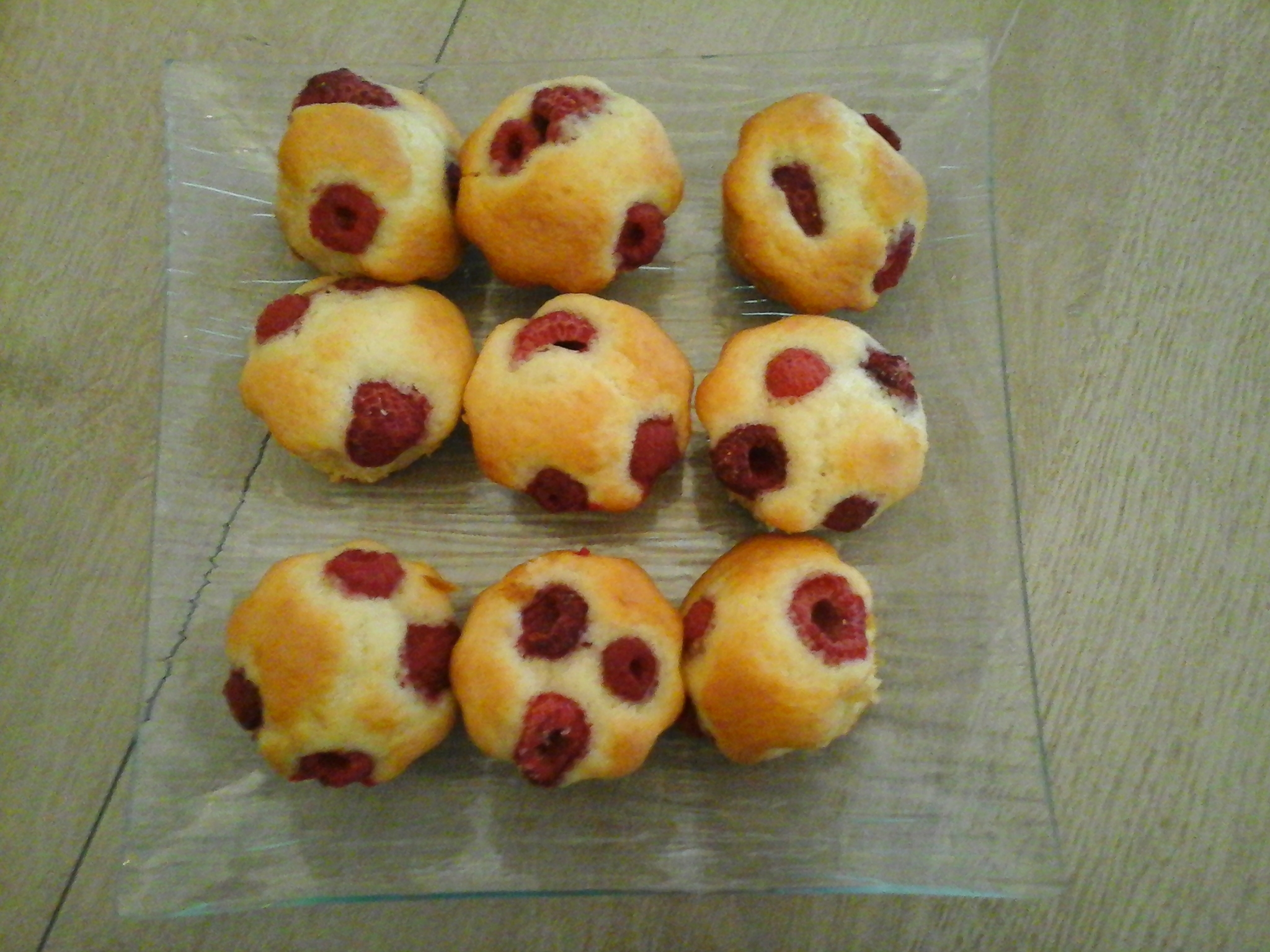 MUFFINS AUX FRAMBOISES