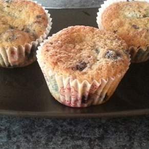 Muffins aux myrtilles