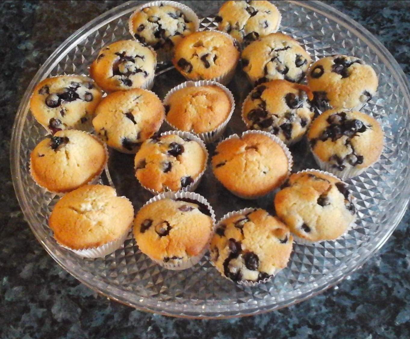 Muffins aux myrtilles