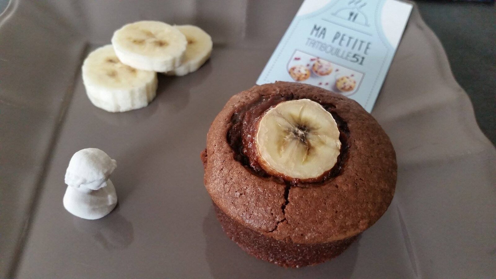 muffins chocolat banane