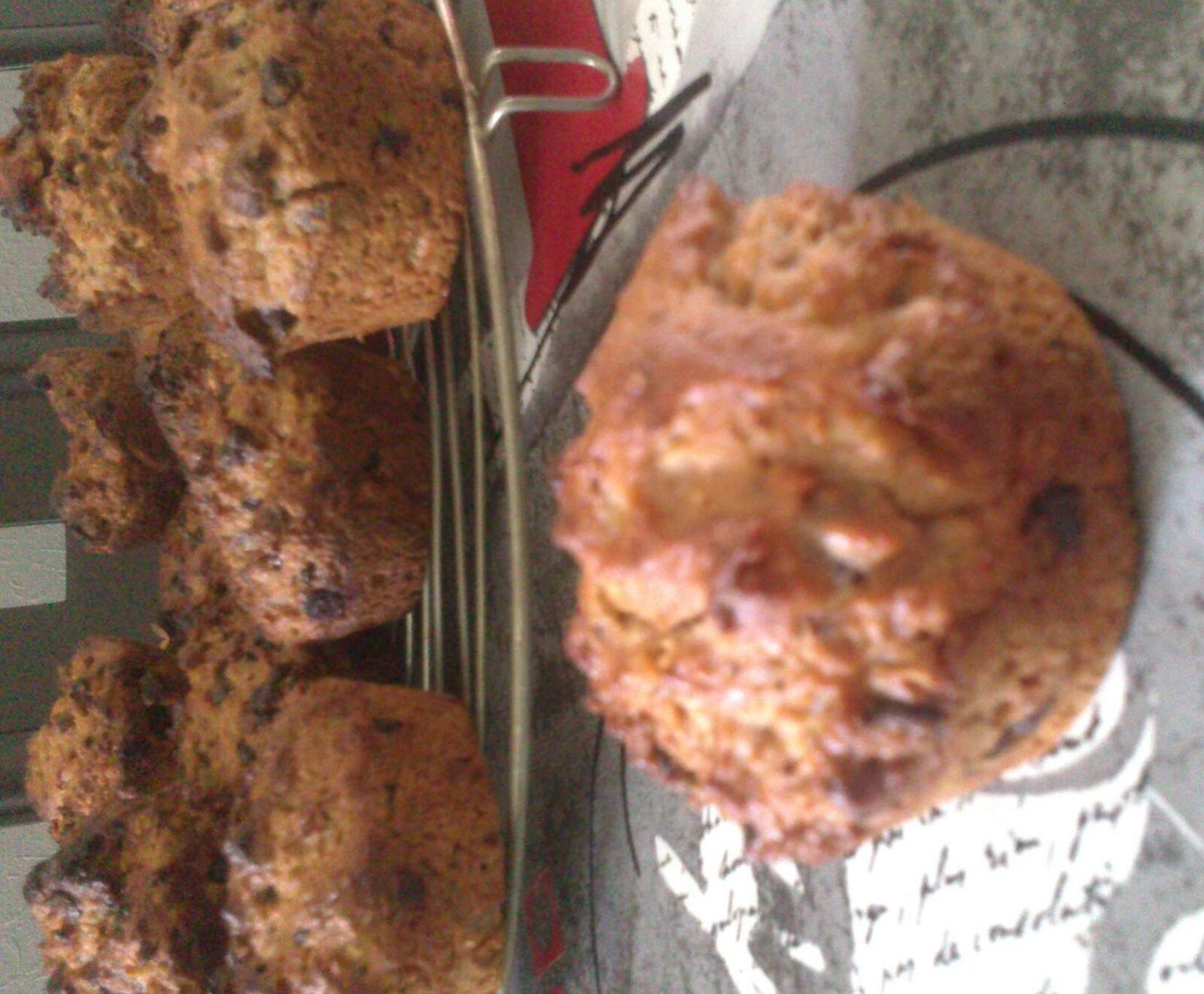 Muffins coing choco noisette