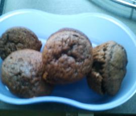 muffins express et légers au chocolat!